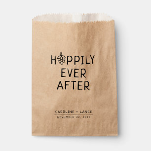 Hoppily Ever After Beer Co-Ed Wedding Shower Favour Bags