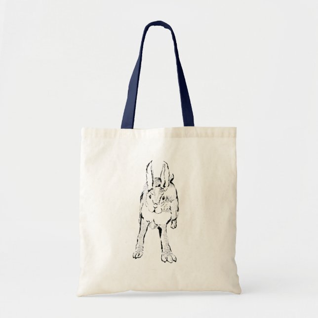 Hopping Rabbit Tote Bag (Front)