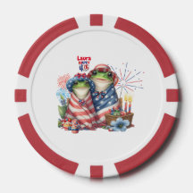 "Hoppy" 4th of July Independence Day Frogs Design