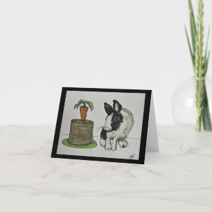 HOPPY BIRTHDAY birthday card