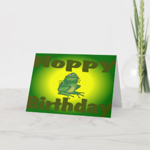 Hoppy Birthday Card