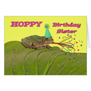 Hoppy Birthday for Sister, Frog Birthday Party