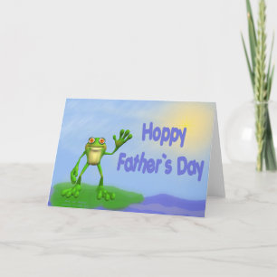 Hoppy Birthday Frog Card