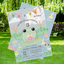 Hoppy Birthday Kids Party Invitation