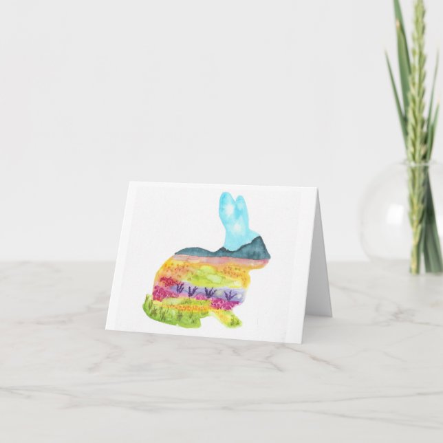 Hoppy Bunny Card (Front)