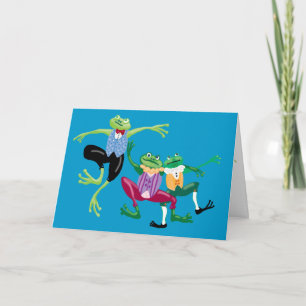 Hoppy Christmas Holiday Card