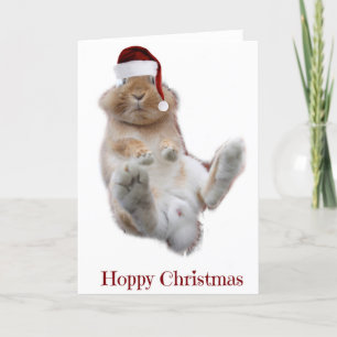Hoppy Christmas Holiday Card