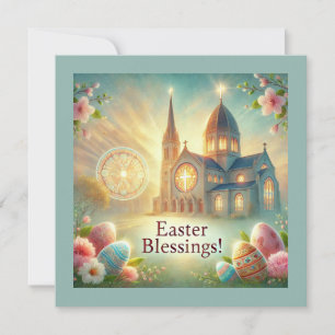 "Hoppy Easter: A Day of Love & Laughter" Holiday Card