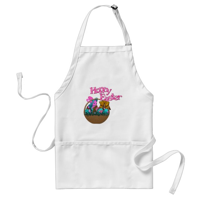 Hoppy Easter Basket Standard Apron (Front)