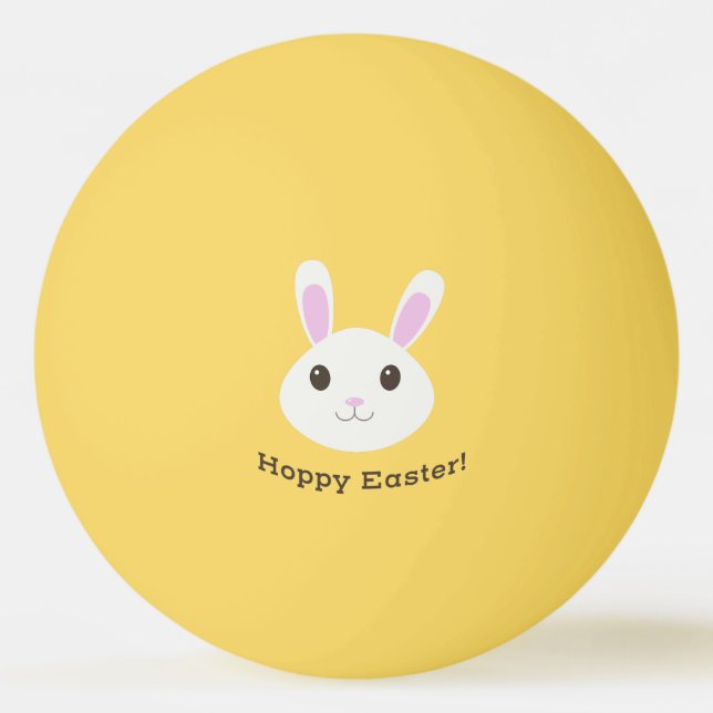 Hoppy Easter Bunny Ping Pong Ball (Front)