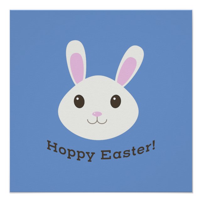 Hoppy Easter Bunny Poster (Front)