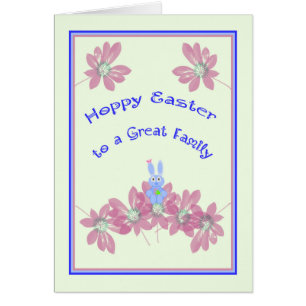 Hoppy Easter Card from Babysitter