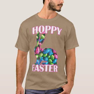 Hoppy Easter Chocolate Easter Bunny T-Shirt