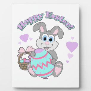 Hoppy Easter! Easter Bunny Plaque