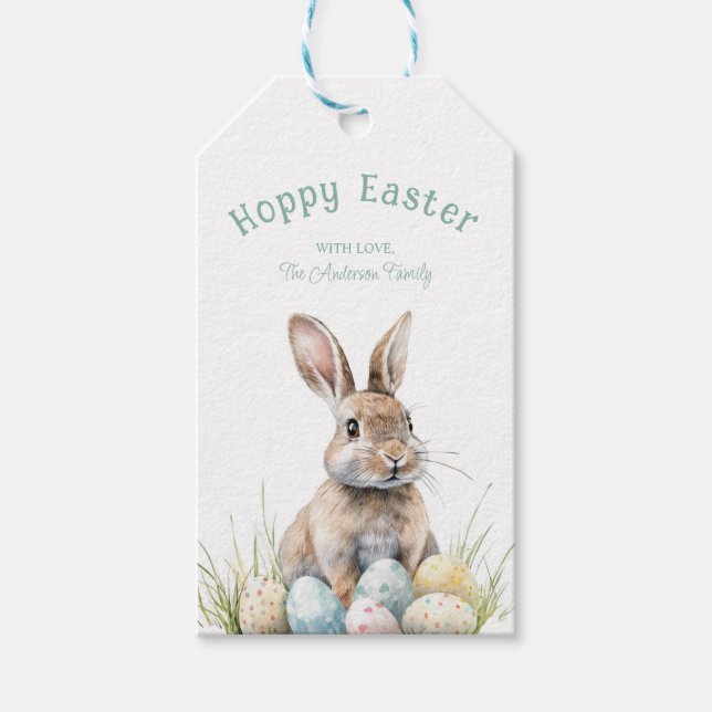 Hoppy Easter Gift Tags (Front)