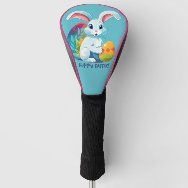 Hoppy Easter! Golf Head Cover (Front)