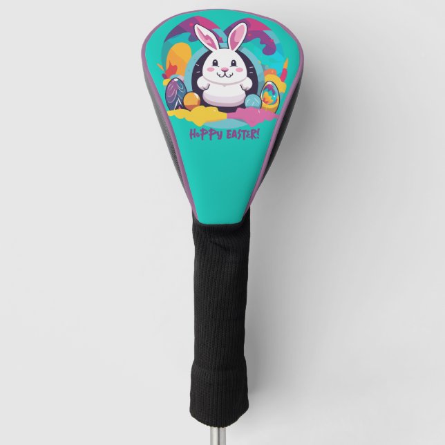 Hoppy Easter! Golf Head Cover (Front)