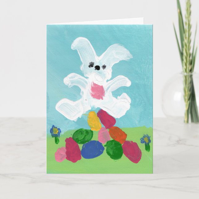 Hoppy Easter Holiday Card (Front)