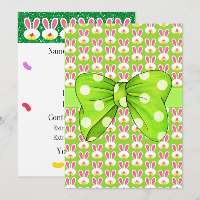 Hoppy Easter Invitation (Front/Back)