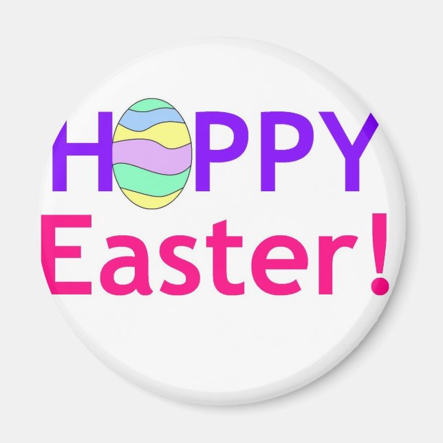 Hoppy Easter Magnet (Front)