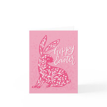 Hoppy Easter of a cute bunny