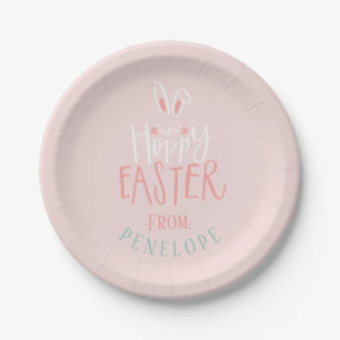 HOPPY EASTER PAPER PLATE