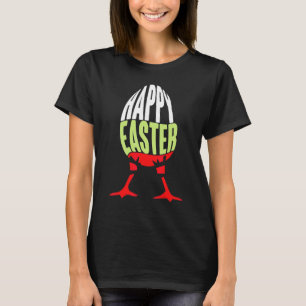 Hoppy Easter Tee Cute Happy Easter Chicken Boy Gir