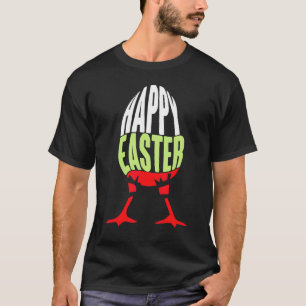 Hoppy Easter Tee Cute Happy Easter Chicken Boy Gir