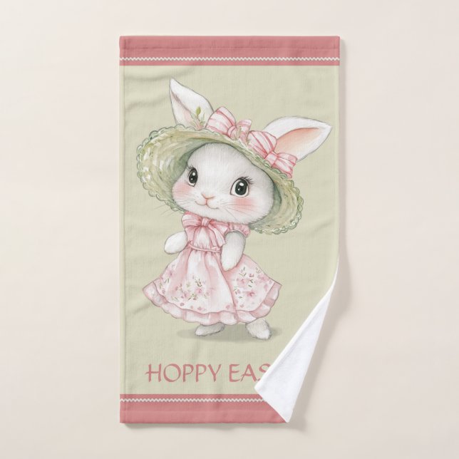 Hoppy Easter Towel (Hand Towel)