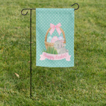 Hoppy Easter Watercolor Bunny & Basket