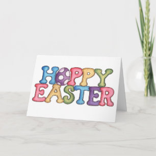 "HOPPY" EASTER WISHES FILLED WITH LOVE HOLIDAY CARD