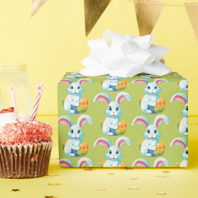 Hoppy Easter! Wrapping Paper (Birthday Party)