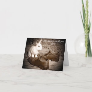 Hoppy Father's Day Card, Featuring a Cute Bunny Card