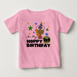 Hoppy Frog 1st Birthday T shirts and Gifts