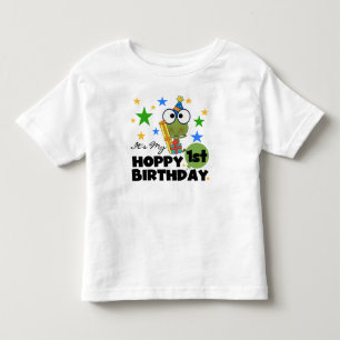Hoppy Frog 1st Birthday T shirts and Gifts