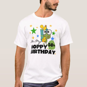 Hoppy Frog 50th Birthday T-shirt