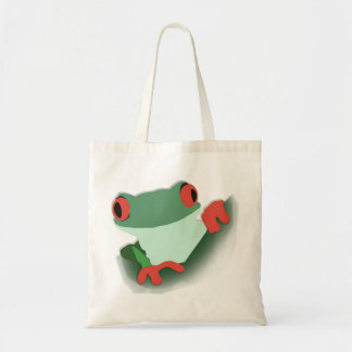 hoppy frog tote bag