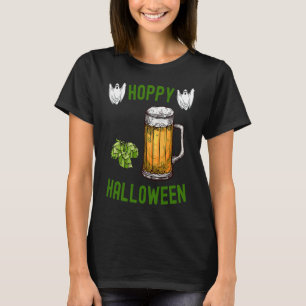 Hoppy Halloween Beer IPA Drinkers Ghost Hops Drin T-Shirt