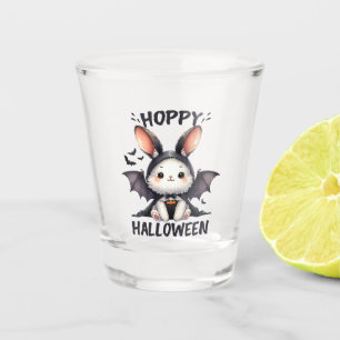 Hoppy Halloween Bunny Rabbit Shot Glass