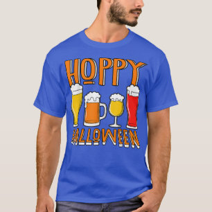 Hoppy Halloween Craft Beer Drinking Lover Funny262 T-Shirt