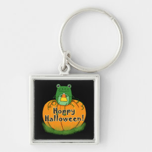 Hoppy Halloween Frog Key Ring