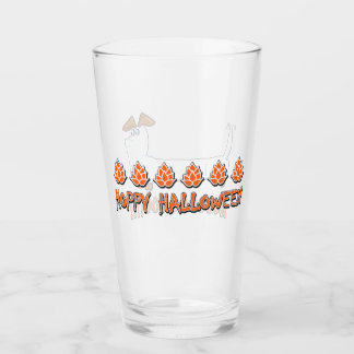 Hoppy Halloween Glass