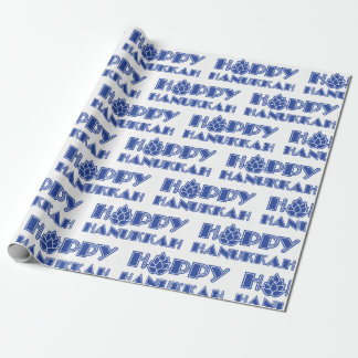 Hoppy Hanukkah Wrapping Paper