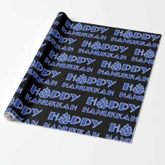 Hoppy Hanukkah Wrapping Paper