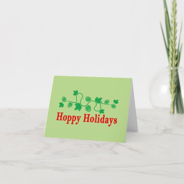 Hoppy Holiday greeting card (Front)