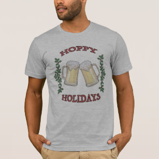 Hoppy Holidays Beer Men's Tee Shirt