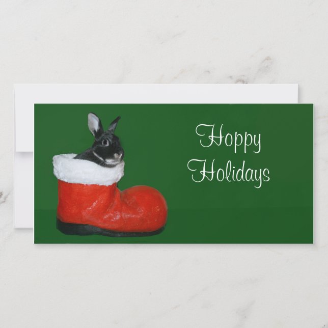 Hoppy Holidays Holiday Card (Front)
