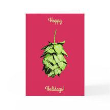 Hoppy Holidays! Stunning hop , cheery greetings!