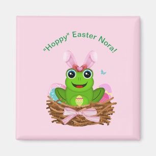 "Hoppy" Leap Year Easter Egg Hunting Magnet