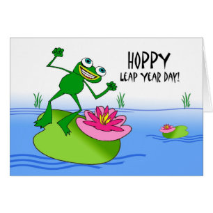 Hoppy Leap Year, Funny Frog at Pond
